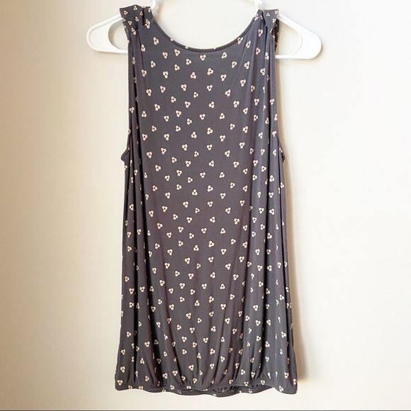 LOFT Scoop Neck Ruffle Sleeveless Tank Top SMALL - Picture 2 of 7